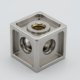 Machine cube in aluminium