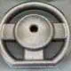 steel steering wheel with PU coating