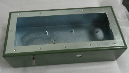 Nato green casing for electronics