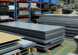 Metal sheets storage