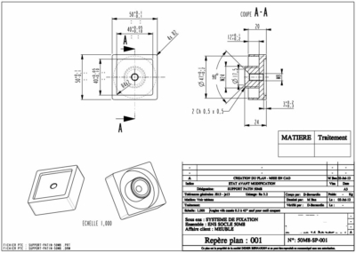 machining drawing