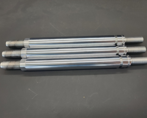 Bespoke machined metal shaft
