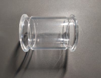 Transparent plexiglass sleeve