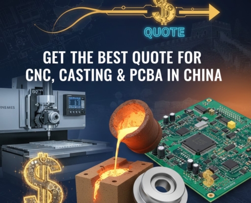 Technical parts, CNC machine, casting process and PCBA board representing how to get the best manufacturing quote in China