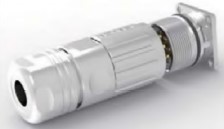 straight-M23-servo-motor-connector straight M23 servo motor connector