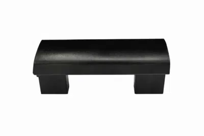 ABS plastic handle housing – black injection-molded component
