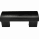 ABS plastic handle housing – black injection-molded component