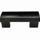 ABS plastic handle housing – black injection-molded component