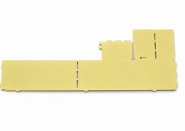FR4 CNC machined insulation panel with precision slots and routed edges
